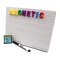 Flipside Double-Sided Magnetic Red & Blue Ruled Dry Erase Board 9in X 12in + Erasers + Black Markers, 12PK 19076 - alternate 8